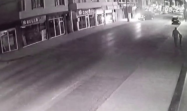 6 kişinin yaralandığı kaza anı kamerada