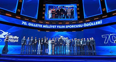 70. Gillette Milliyet Yılın Sporcusu Ödülleri töreni yapıldı