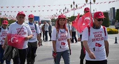 86 kilometrelik "Ulusal Kurtuluş Mücadelesi Anma Yürüyüşü" başladı