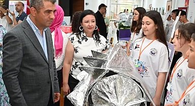 Adnan Menderes Ortaokulu öğrencileri hünerlerini sergiledi