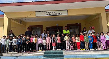 Ağrı'da öğrencilere trafik eğitimi verildi