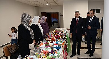 Aile Destek Merkezi Projesi kursiyerlerinden dönem sonu sergisi
