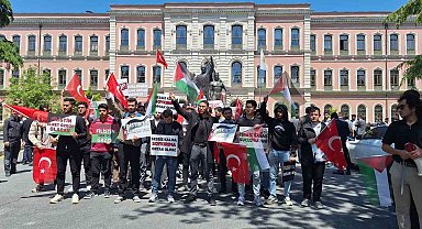 AK Parti İstanbul Gençlik Kolları'ndan Filistin'e destek yürüyüşü