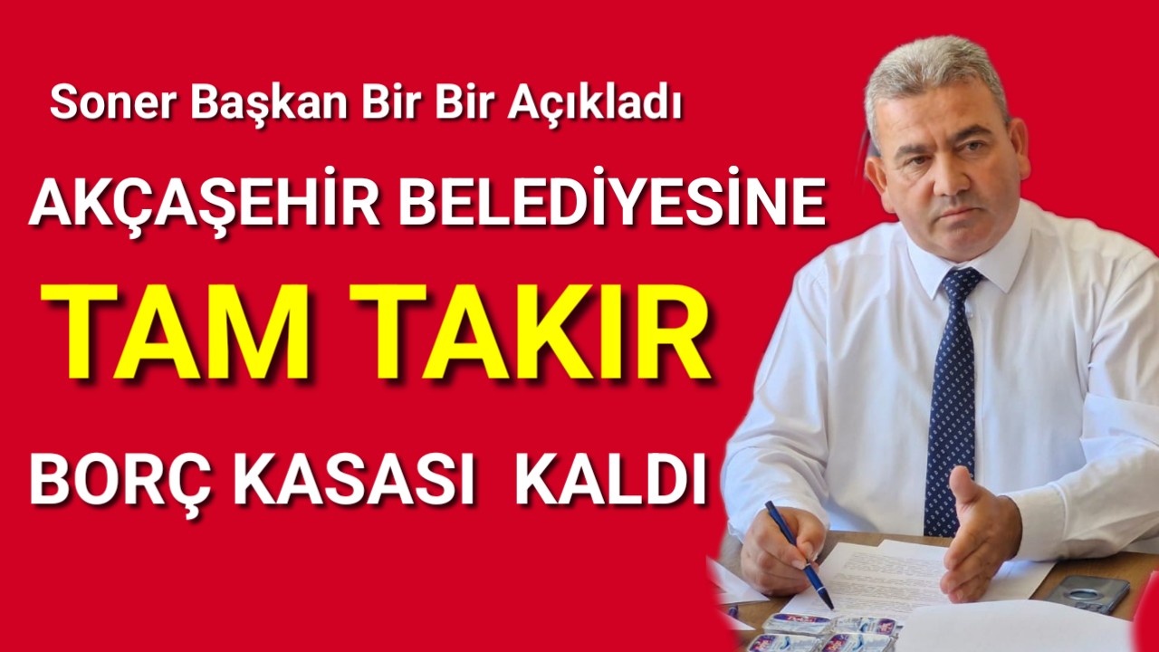 Ak Partiden Chp'ye Geçen Akçasehir Belediyesinin Kasası Tam Takır