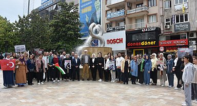 AK Partili kadınlar Gazzeli anneler için toplandı