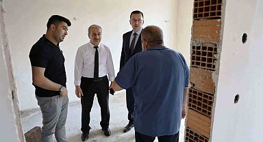 Akbaş Safranbolu'da okul inşaatlarını inceledi