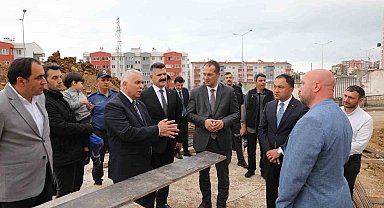 Akçaabat İlçe Emniyet Müdürlüğü binası inşaatı sürüyor