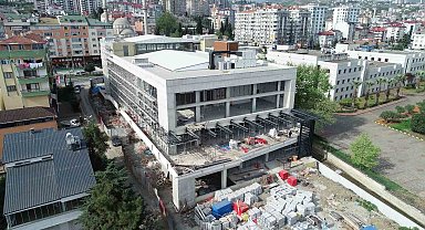 Akçaabat Kültür Merkezi inşaatında sona gelindi