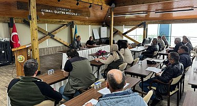 Akçakoca'da muhtarlarla orman yangınlarına karşı toplantı