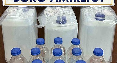 Akşehir'de kaçak içki operasyonu