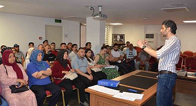 Alanya'da Büyükşehir Belediye personeline İş Sağlığı ve Güvenliği eğitimi verildi