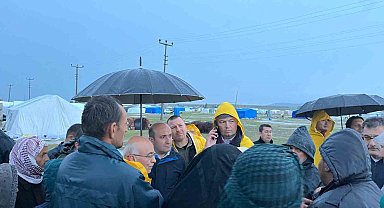 Albayrak'tan, Çifteler'e geçmiş olsun ziyareti
