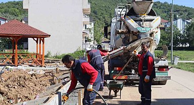 Alikahya'daki park ve oyun alanında sona doğru