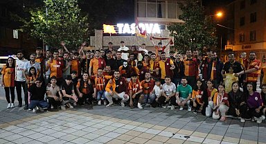Amasya'da Galatasaray'ın şampiyonluğu coşkuyla kutlandı