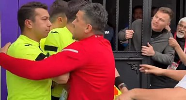 Amatör maçta gerginlik