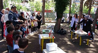 Anaokulunda bilim şenliği: Hem öğrendiler hem de eğlendiler