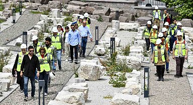 Ankara Büyükşehir Belediyesinin 'Miras Şantiye Gezileri' devam ediyor