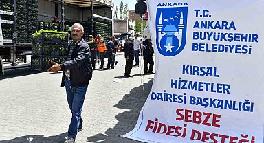 Ankara Büyükşehir Belediyesinin sebze fidesi dağıtımı tekrar başladı