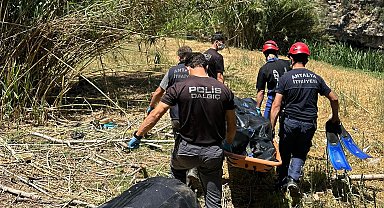 Antalya Düden Çayı'nda erkek cesedi bulundu