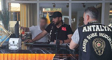 Antalya'da günübirlik kiralanan ev denetiminde 12 işletme ve 1 şahsa işlem yapıldı