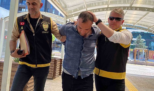 Aracı polislerin üzerine sürüp hızla ters yoldan kaçan o sürücü yakalandı