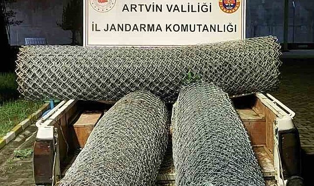 Artvin'de fens teli hırsızı jandarma ekiplerine takıldı