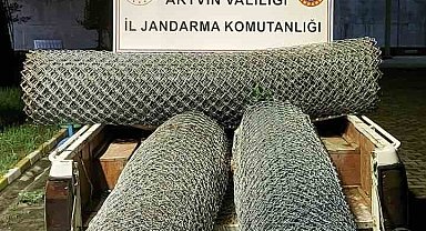 Artvin'de fens teli hırsızı jandarma ekiplerine takıldı