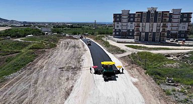 Asfalt serim çalışmaları hızla devam ediyor