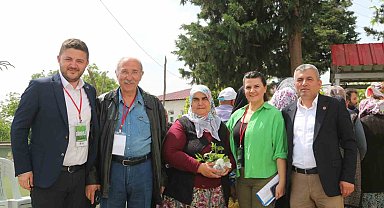 Atakum'dan çiftçilere 30 bin fide desteği