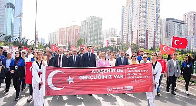 Ataşehir'de 19 Mayıs kutlaması çelenk sunma töreni ile başladı