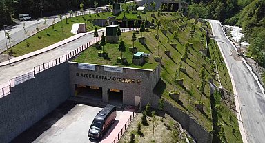 Ayder'in çevreci otoparkı hizmete girdi