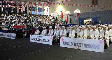 Aydın'da 133 hafız için 'hafızlık icazet merasimi' düzenlendi