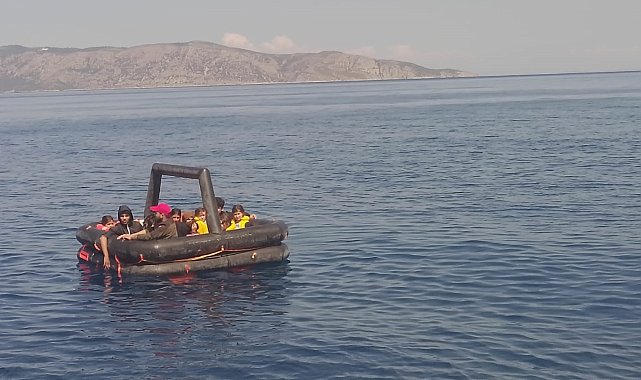 Aydın'da 30 düzensiz göçmen kurtarıldı