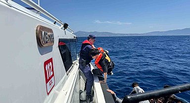 Aydın'da 31 düzensiz göçmen kurtarıldı