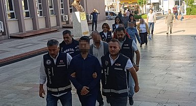 Aydın'da "KISKAÇ-15" operasyonu şüphelileri adliyeye sevk edildi
