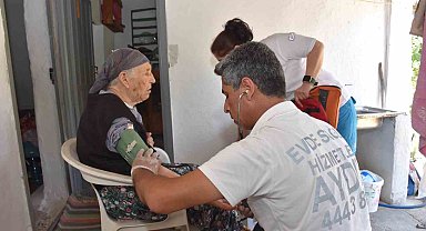 Aydın'da vatandaşlar evde sağlık hizmetlerinden memnun
