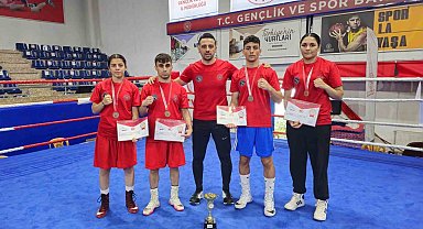 Aydın'ın demir yumrukları şampiyonadan 4 madalya ile döndü