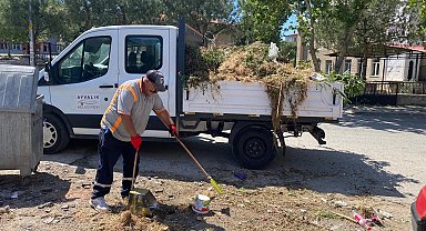 Ayvalık'ta genel temizlik yoğun tempoda devam ediyor