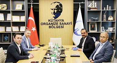 Azerbaycan'ın ticaret temsilcileri Kütahya OSB'yi ziyaret etti