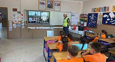 Babaeski'de Trafik Haftası dolayısıyla çocuklara trafik eğitimi verildi