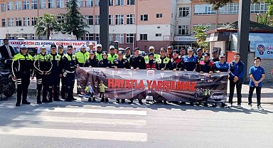Bafra'da "Hayatla Yarışılmaz" etkinliği