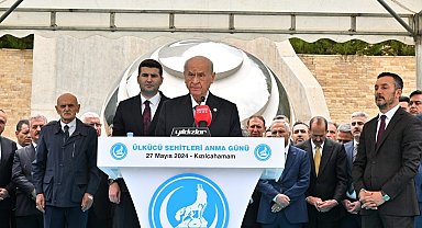 Bahçeli: "MHP ve Ülkü Ocakları düşmanlığının sahnesi gazete ve televizyonlarda haksız ve hayasız iddialarda bulunan kim varsa mahkemede dinlenmelerini istiyoruz"