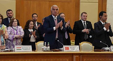 Bakan Ersoy, Türkmenistan'da 'Uluslararası Kültür Bakanları Konferansı'na katıldı