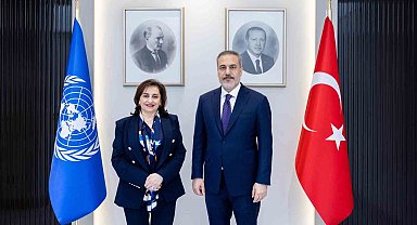 Bakan Fidan, BM Kadın Birimi İcra Direktörü Bahous'u kabul etti