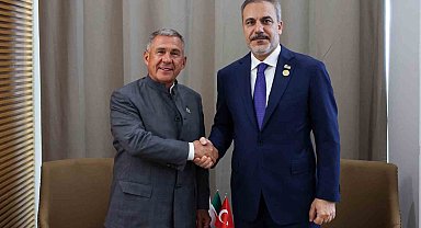 Bakan Fidan, Tataristan Özerk Cumhuriyeti Cumhurbaşkanı Minnihanov ile görüştü
