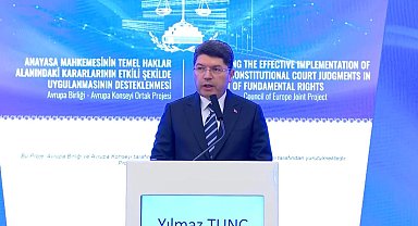 Bakan Tunç: "Uluslararası hukuk Filistin konusunda hiçbir etki sağlayamıyor"