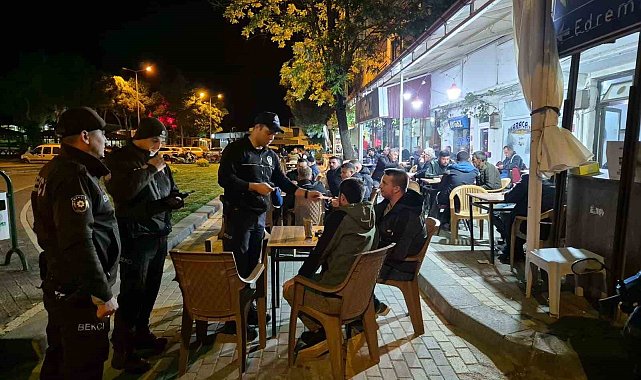Balıkesir'de polisten kapsamlı denetim