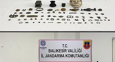 Balıkesir'de tarihi eser kaçakçılarına operasyon: 6 gözaltı