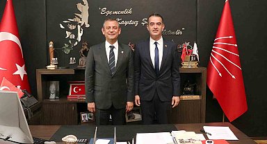 Başkan Arıcı, CHP Genel Başkanı Özel'le görüştü