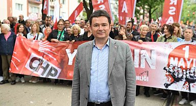 Başkan Aydın 1 Mayıs'ı emekçilere birlikte kutladı